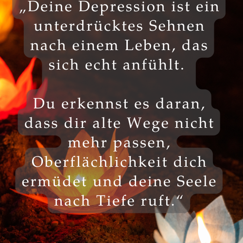 Wenn deine Dunkelheit spricht: Depression als dein Erwachensprozess 🌑✨
