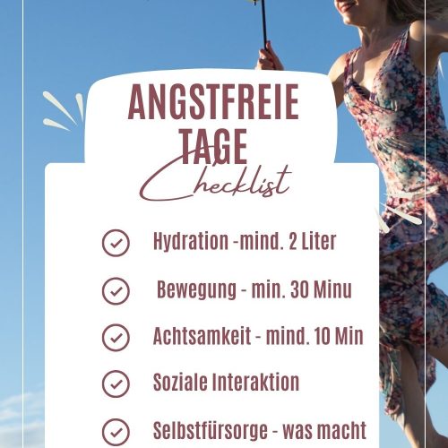 Checkliste für Angstfreie Tage