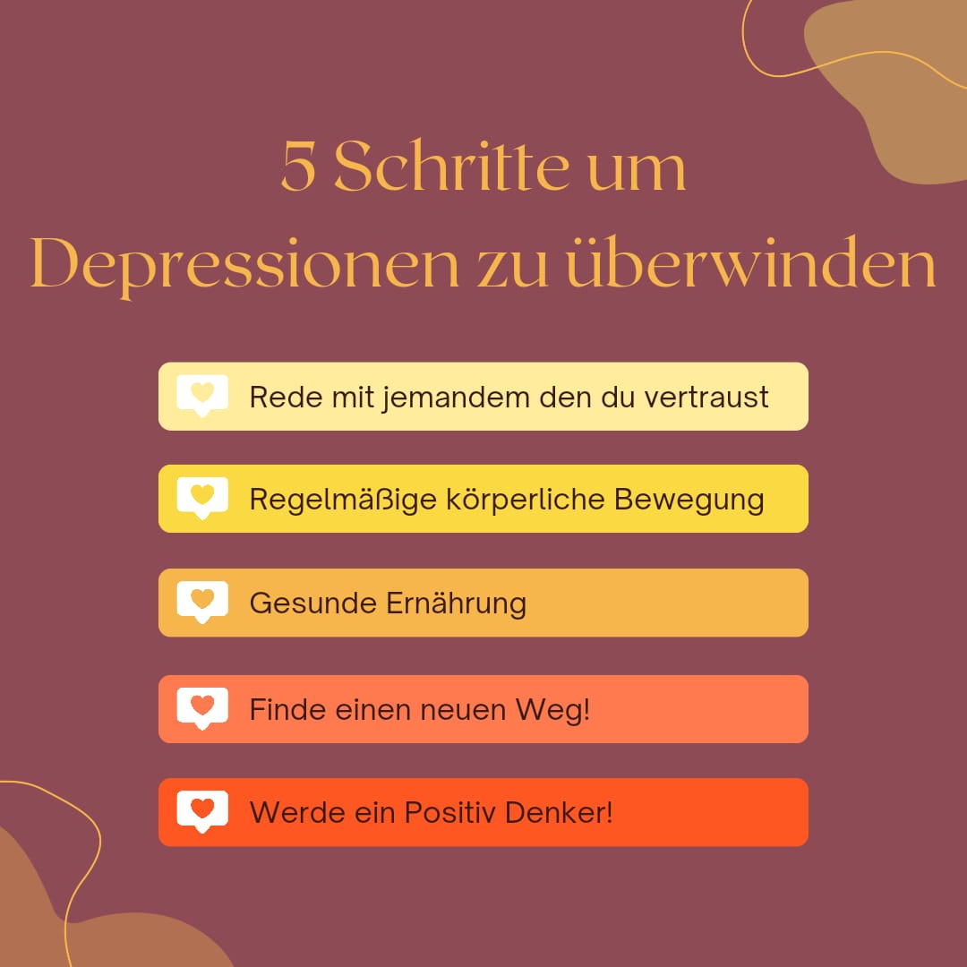 5 Schritte Depression zu beenden